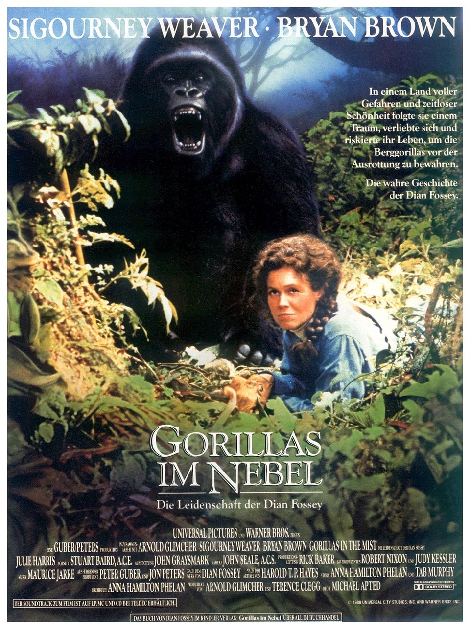 Gorillas In The Mist: The Story Of Dian Fossey [1988]