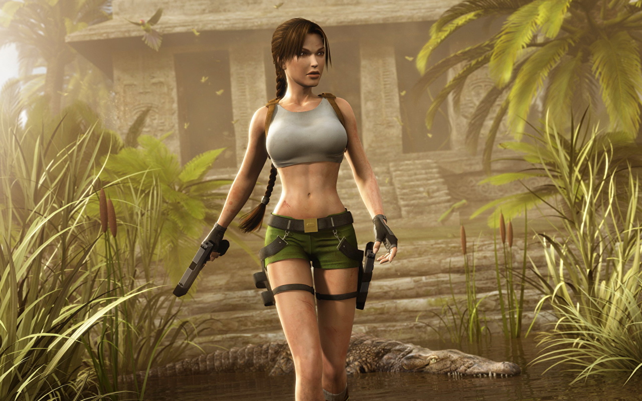 Раздел и усадил на член Лару Крофт из игры Tomb Raider